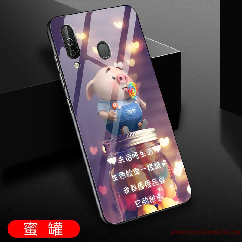 Etui Samsung Galaxy A40s Tasker Telefonsmuk, Cover Samsung Galaxy A40s Cartoon Lille Sektion Anti-fald