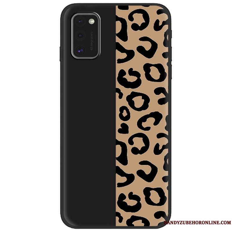 Etui Samsung Galaxy A41 Blød Trend Nubuck, Cover Samsung Galaxy A41 Kreativ Grøn Telefon