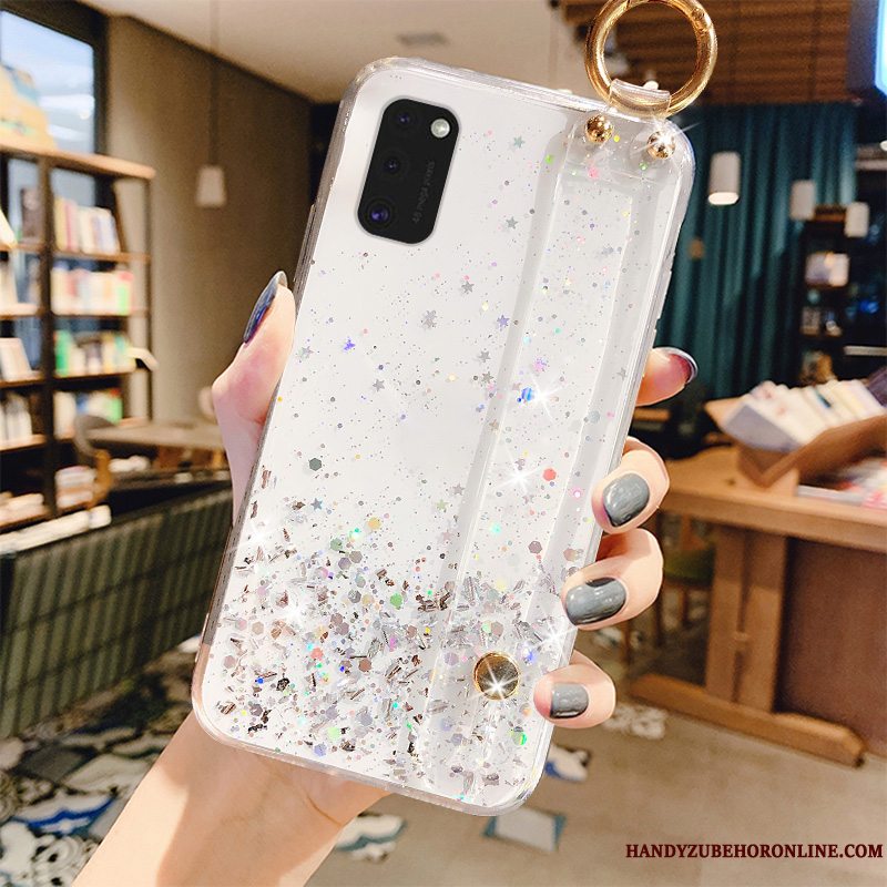 Etui Samsung Galaxy A41 Kreativ Pulver Telefon, Cover Samsung Galaxy A41 Tasker Grøn