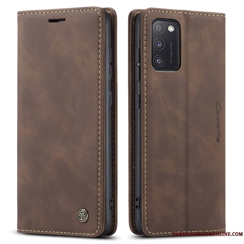 Etui Samsung Galaxy A41 Silikone High End Blå, Cover Samsung Galaxy A41 Tasker Telefonbusiness
