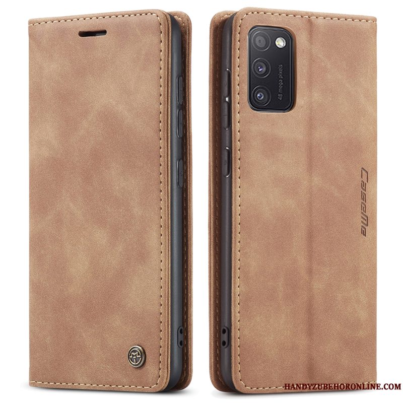 Etui Samsung Galaxy A41 Silikone High End Blå, Cover Samsung Galaxy A41 Tasker Telefonbusiness