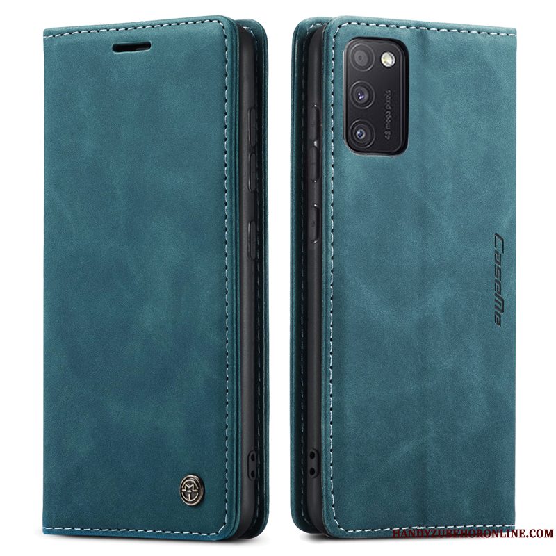 Etui Samsung Galaxy A41 Silikone High End Blå, Cover Samsung Galaxy A41 Tasker Telefonbusiness