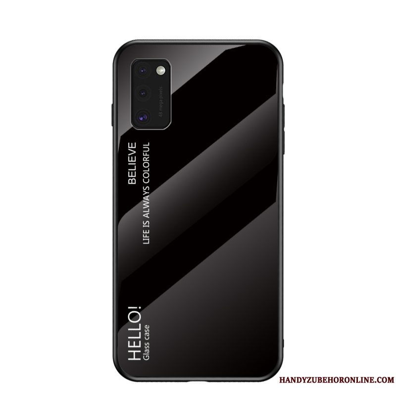 Etui Samsung Galaxy A41 Tasker Gradient Anti-fald, Cover Samsung Galaxy A41 Beskyttelse Trendy Glas