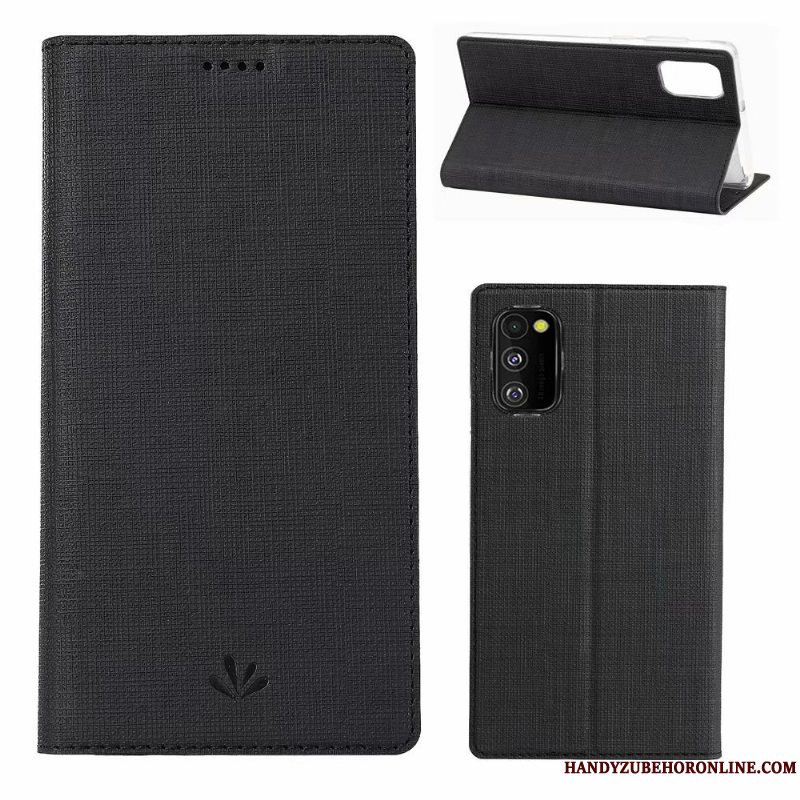 Etui Samsung Galaxy A41 Tasker Kort Mønster, Cover Samsung Galaxy A41 Folio Telefonklud