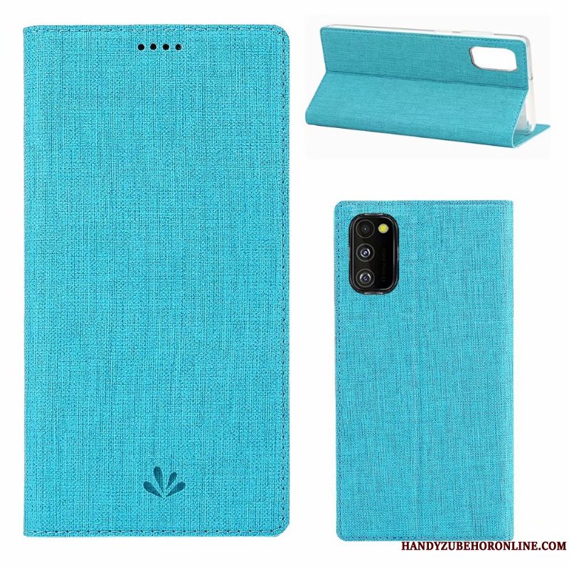 Etui Samsung Galaxy A41 Tasker Kort Mønster, Cover Samsung Galaxy A41 Folio Telefonklud