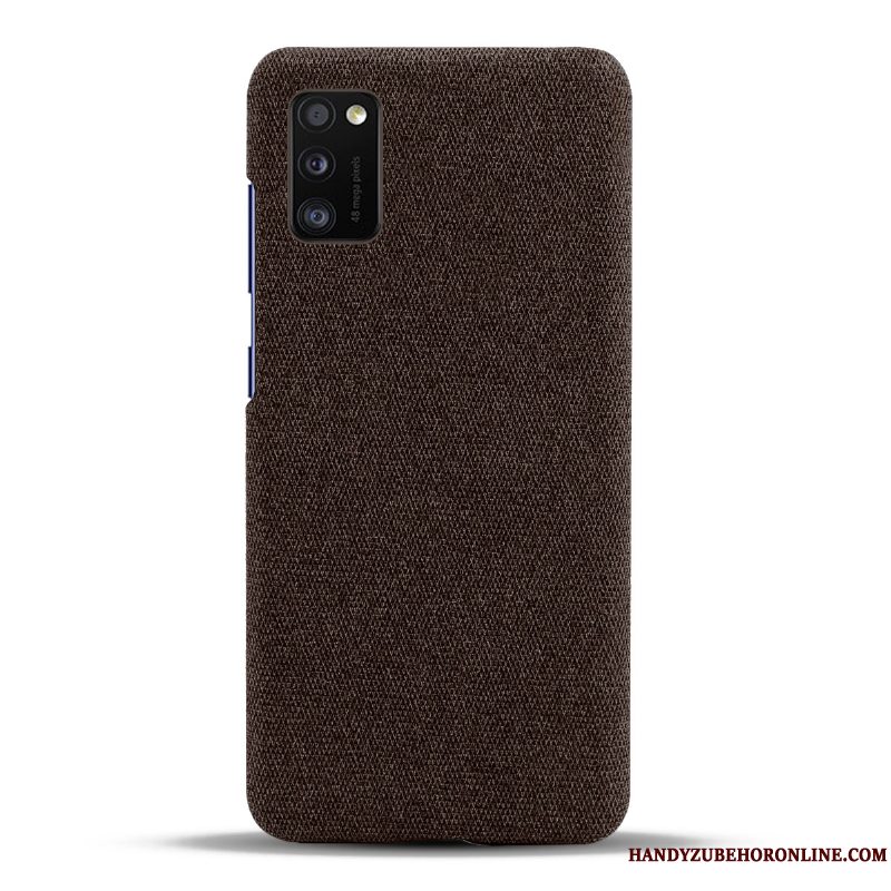 Etui Samsung Galaxy A41 Tasker Rød Tynd, Cover Samsung Galaxy A41 Beskyttelse Klud Telefon