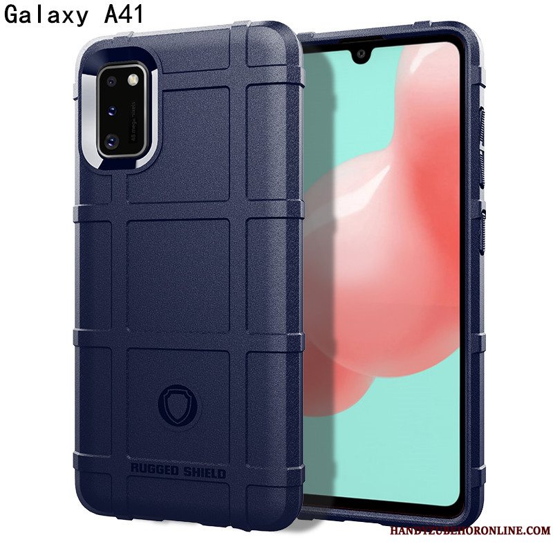 Etui Samsung Galaxy A41 Tasker Telefonaf Personlighed, Cover Samsung Galaxy A41 Blød Magnetisk Tre Forsvar