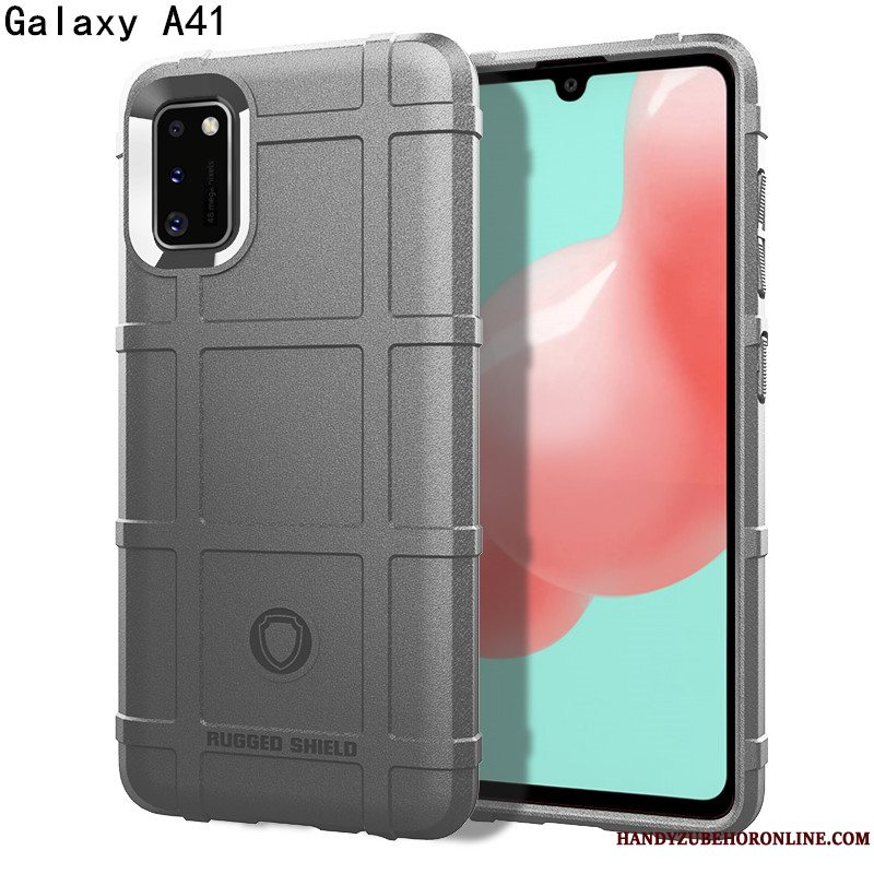 Etui Samsung Galaxy A41 Tasker Telefonaf Personlighed, Cover Samsung Galaxy A41 Blød Magnetisk Tre Forsvar