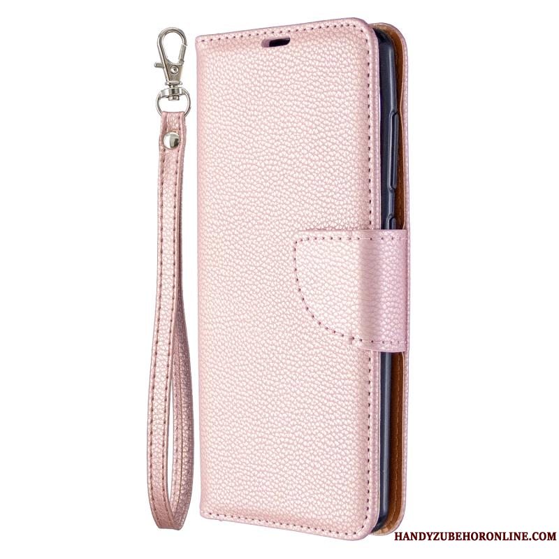 Etui Samsung Galaxy A41 Tegnebog Trendy Telefon, Cover Samsung Galaxy A41 Folio Business Lilla