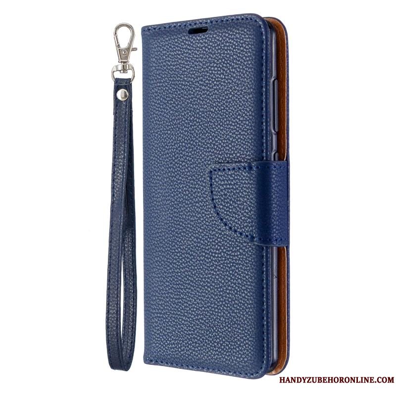 Etui Samsung Galaxy A41 Tegnebog Trendy Telefon, Cover Samsung Galaxy A41 Folio Business Lilla