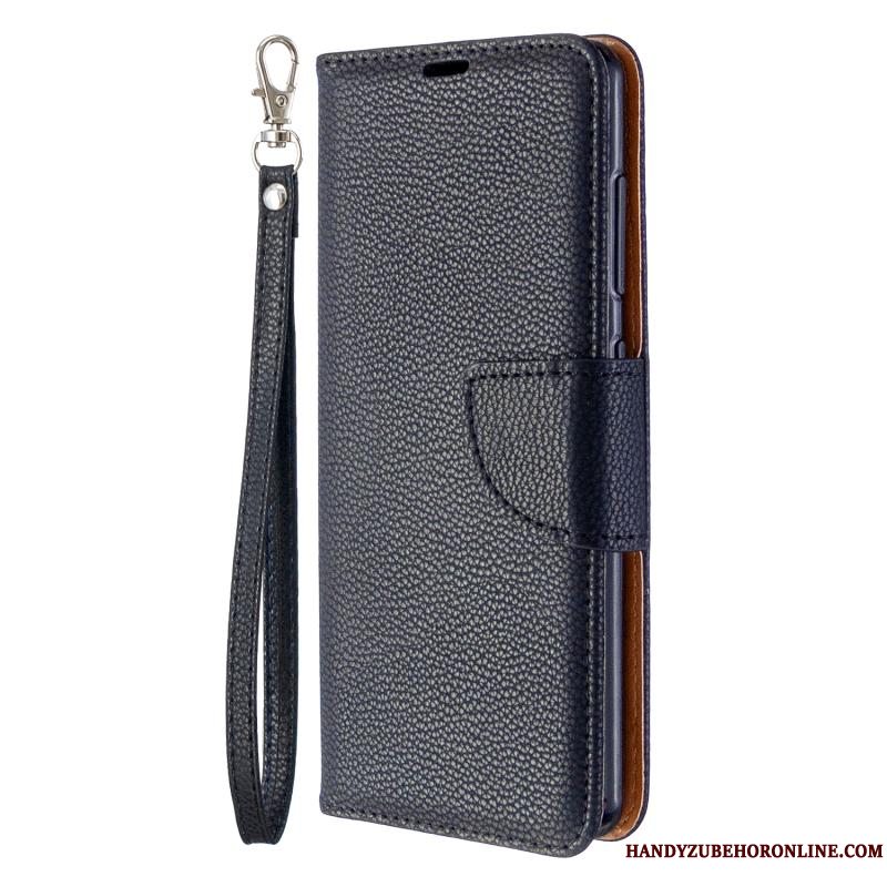 Etui Samsung Galaxy A41 Tegnebog Trendy Telefon, Cover Samsung Galaxy A41 Folio Business Lilla