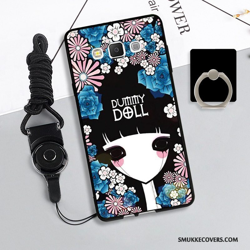 Etui Samsung Galaxy A5 2015 Beskyttelse Hængende Ornamenter Anti-fald, Cover Samsung Galaxy A5 2015 Blød Telefonrød