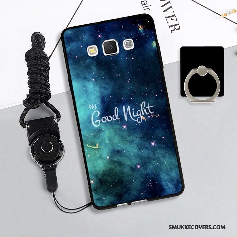 Etui Samsung Galaxy A5 2015 Beskyttelse Hængende Ornamenter Anti-fald, Cover Samsung Galaxy A5 2015 Blød Telefonrød