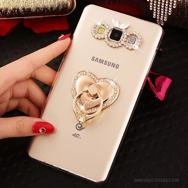 Etui Samsung Galaxy A5 2015 Beskyttelse Telefontrend, Cover Samsung Galaxy A5 2015 Blød Guld