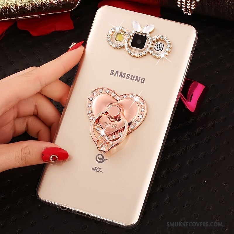 Etui Samsung Galaxy A5 2015 Beskyttelse Telefontrend, Cover Samsung Galaxy A5 2015 Blød Guld