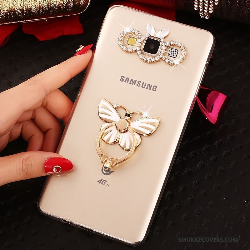 Etui Samsung Galaxy A5 2015 Beskyttelse Telefontrend, Cover Samsung Galaxy A5 2015 Blød Guld