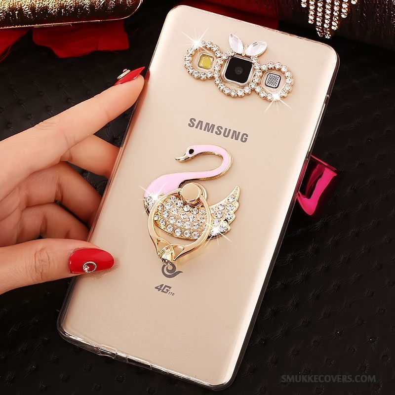 Etui Samsung Galaxy A5 2015 Beskyttelse Telefontrend, Cover Samsung Galaxy A5 2015 Blød Guld