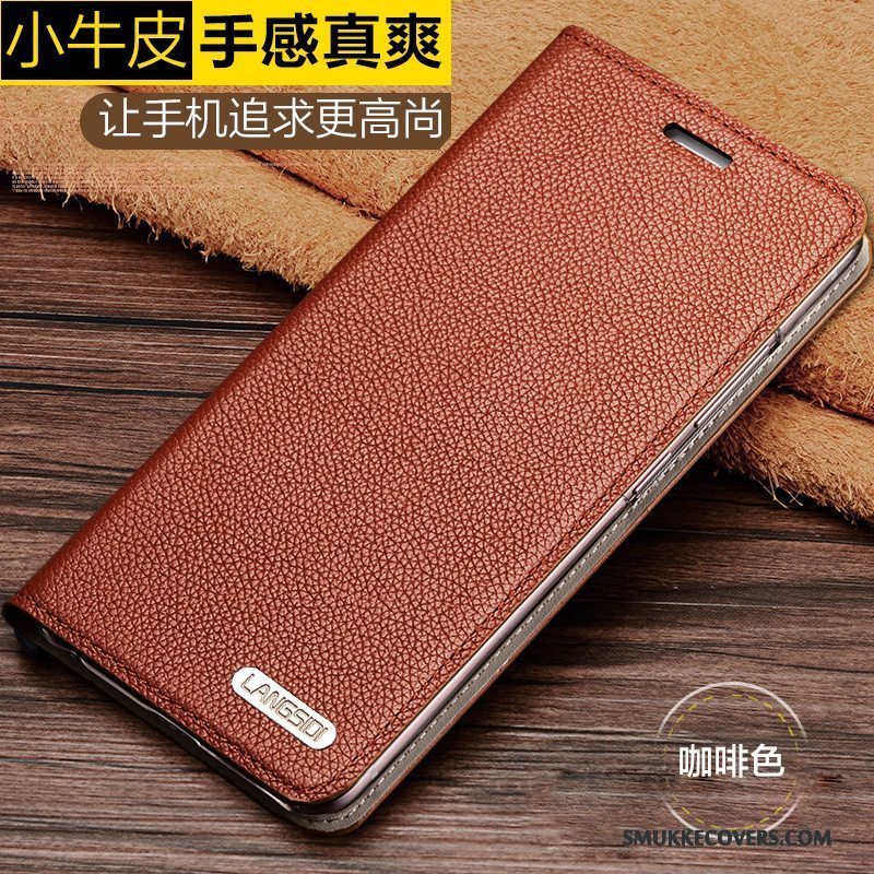 Etui Samsung Galaxy A5 2015 Folio Anti-fald Simple, Cover Samsung Galaxy A5 2015 Læder Telefonsølv