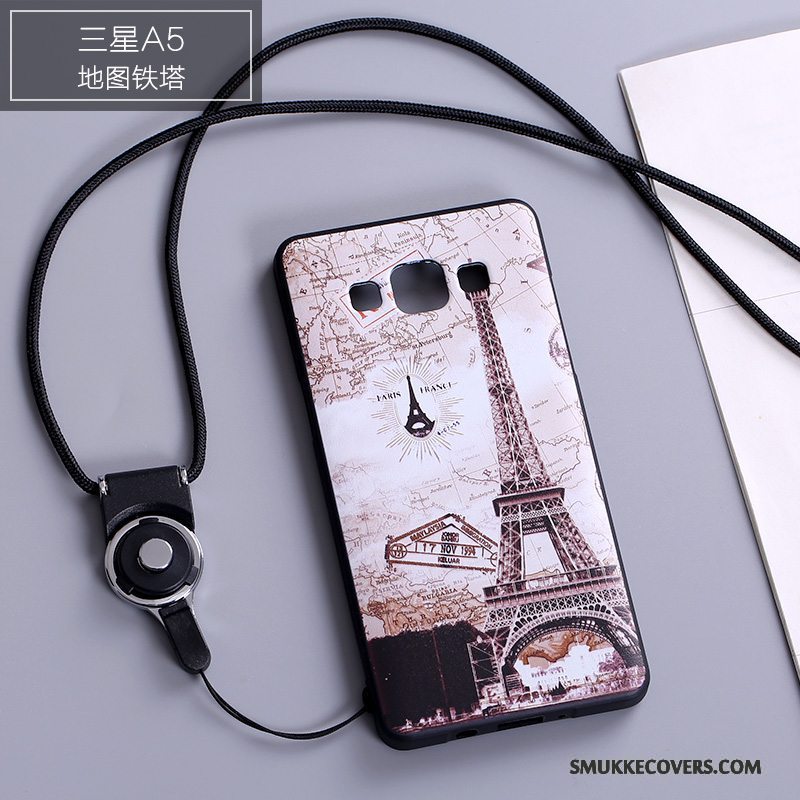 Etui Samsung Galaxy A5 2015 Tasker Telefonhvid, Cover Samsung Galaxy A5 2015 Blød Af Personlighed Smuk