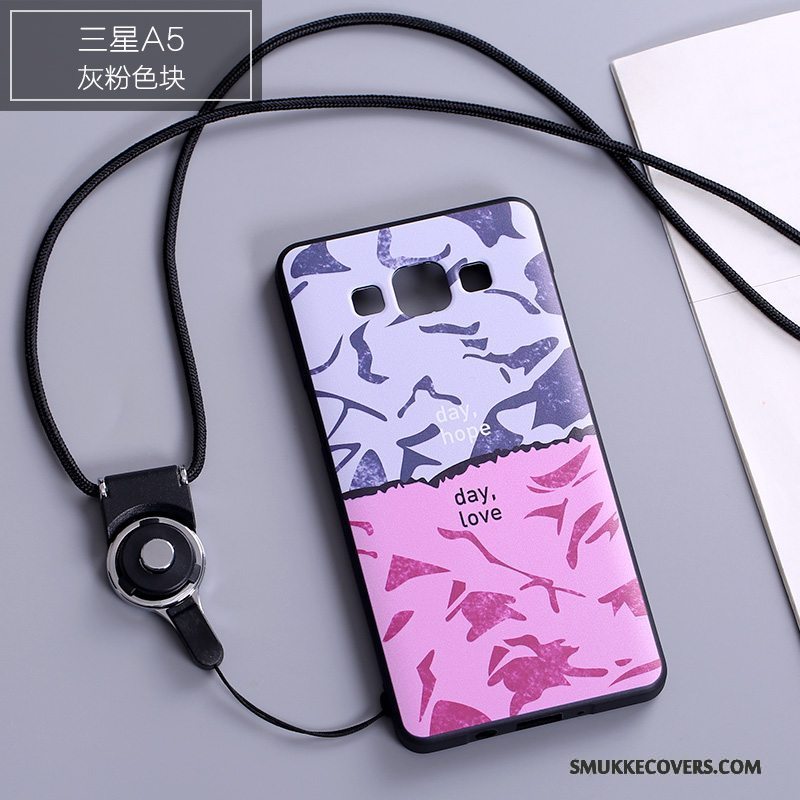 Etui Samsung Galaxy A5 2015 Tasker Telefonhvid, Cover Samsung Galaxy A5 2015 Blød Af Personlighed Smuk