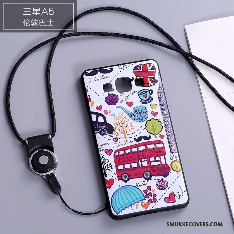 Etui Samsung Galaxy A5 2015 Tasker Telefonhvid, Cover Samsung Galaxy A5 2015 Blød Af Personlighed Smuk