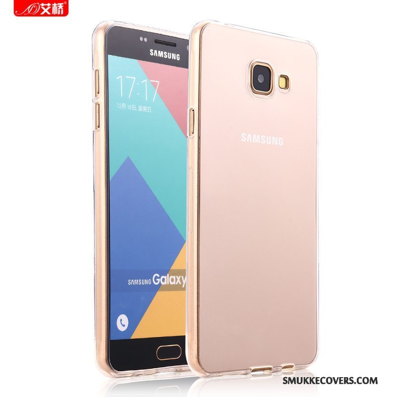 Etui Samsung Galaxy A5 2016 Beskyttelse Anti-fald Telefon, Cover Samsung Galaxy A5 2016 Blød Gennemsigtig Lyserød