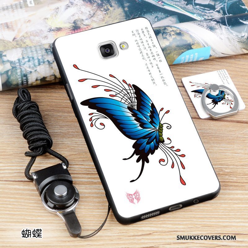 Etui Samsung Galaxy A5 2016 Blød Sort Lyse, Cover Samsung Galaxy A5 2016 Silikone Telefonlilla