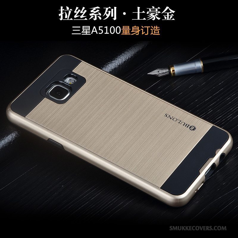 Etui Samsung Galaxy A5 2016 Blød Trend Klud, Cover Samsung Galaxy A5 2016 Beskyttelse Telefongrå