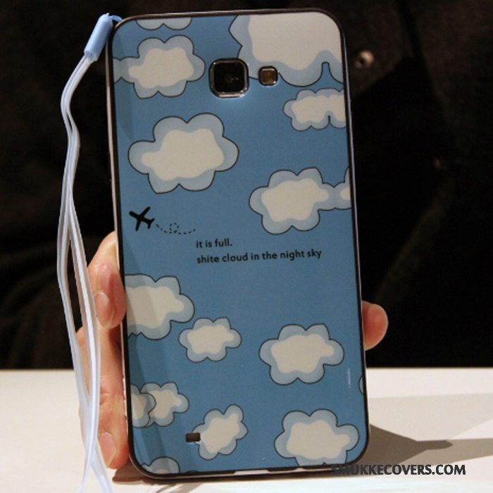 Etui Samsung Galaxy A5 2016 Cartoon Telefonaf Personlighed, Cover Samsung Galaxy A5 2016 Blød Smuk Blå