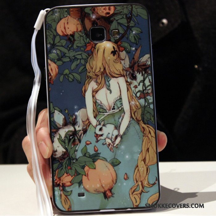 Etui Samsung Galaxy A5 2016 Cartoon Telefonaf Personlighed, Cover Samsung Galaxy A5 2016 Blød Smuk Blå