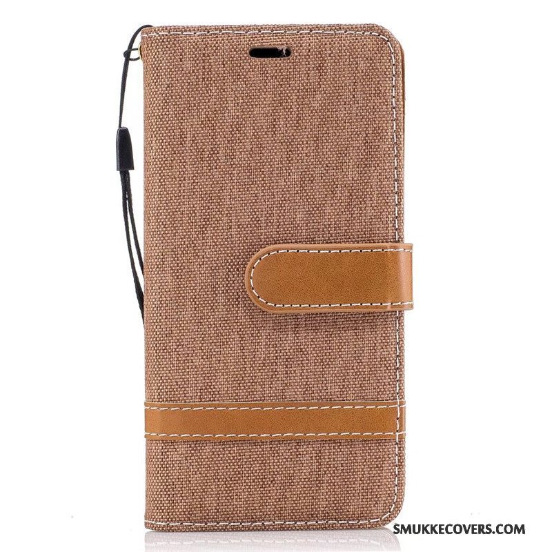 Etui Samsung Galaxy A5 2016 Læder Grå Denim, Cover Samsung Galaxy A5 2016 Folio