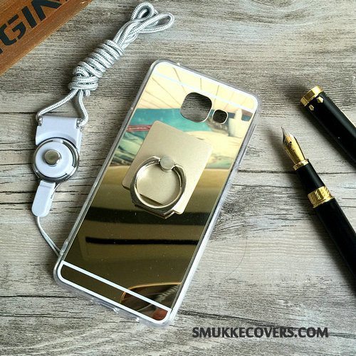 Etui Samsung Galaxy A5 2016 Silikone Ring Hængende Ornamenter, Cover Samsung Galaxy A5 2016 Support Guld Trend