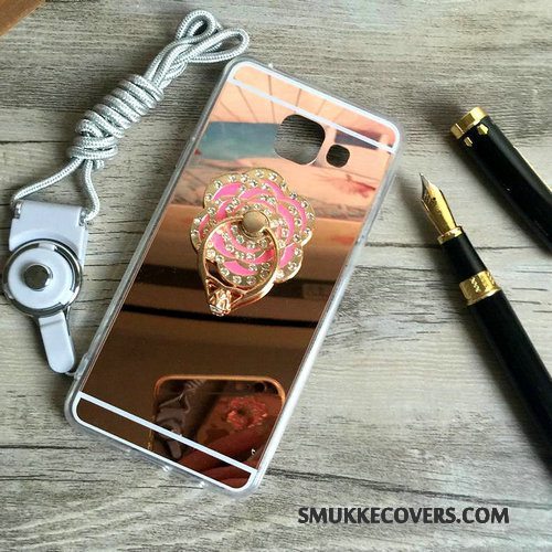 Etui Samsung Galaxy A5 2016 Silikone Ring Hængende Ornamenter, Cover Samsung Galaxy A5 2016 Support Guld Trend