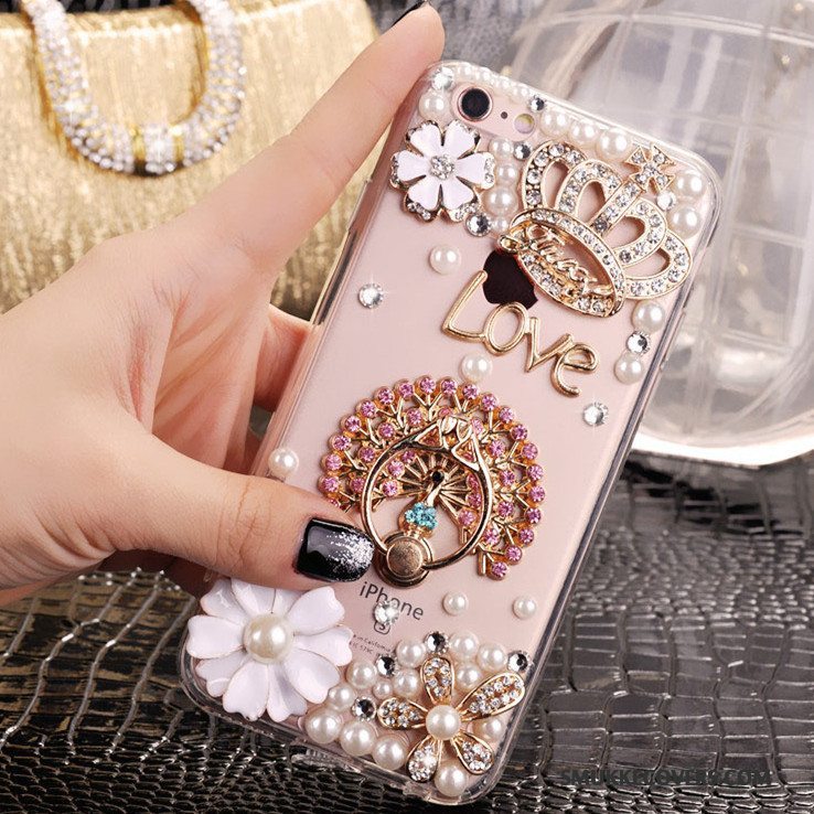 Etui Samsung Galaxy A5 2016 Strass Telefontrend, Cover Samsung Galaxy A5 2016 Silikone Anti-fald Guld