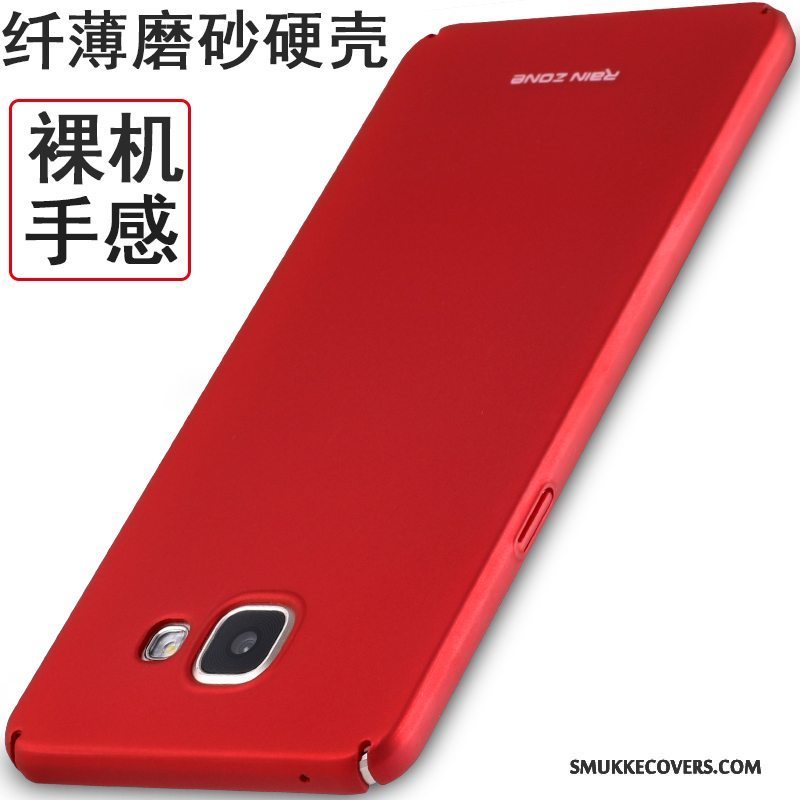 Etui Samsung Galaxy A5 2016 Tasker Rød Telefon, Cover Samsung Galaxy A5 2016 Silikone Nubuck