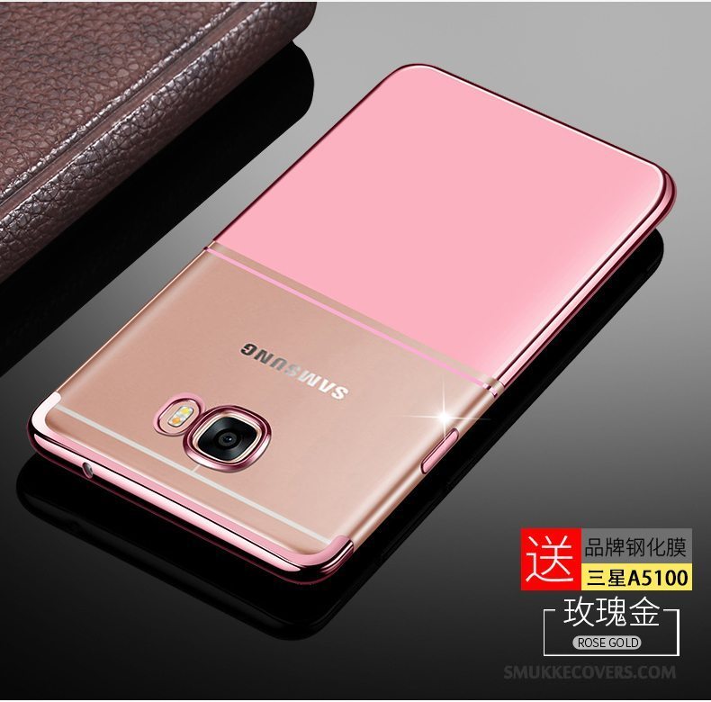 Etui Samsung Galaxy A5 2016 Tasker Trend Anti-fald, Cover Samsung Galaxy A5 2016 Blød Telefonnubuck