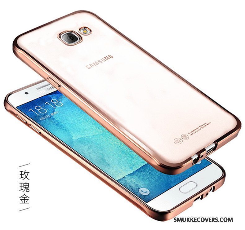 Etui Samsung Galaxy A5 2016 Tasker Trend Anti-fald, Cover Samsung Galaxy A5 2016 Silikone Telefonguld