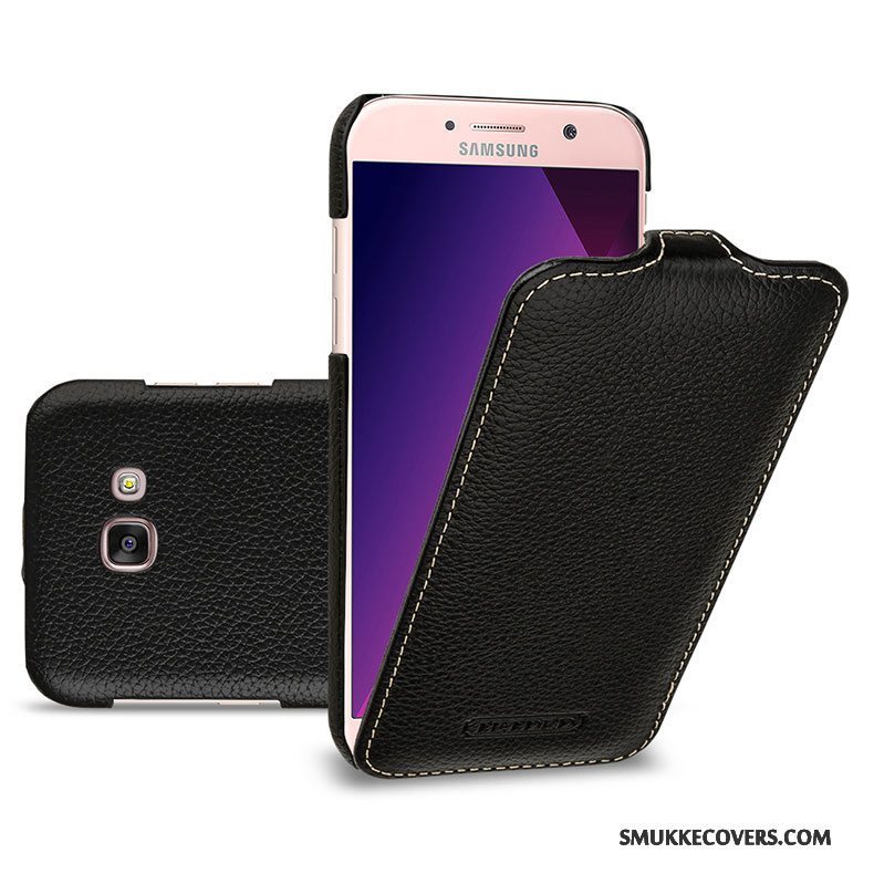 Etui Samsung Galaxy A5 2017 Læder Gul Telefon, Cover Samsung Galaxy A5 2017 Folio