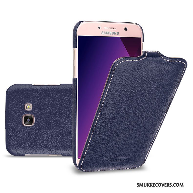 Etui Samsung Galaxy A5 2017 Læder Gul Telefon, Cover Samsung Galaxy A5 2017 Folio