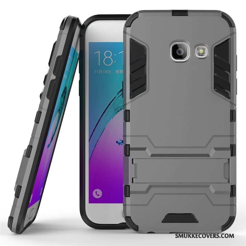 Etui Samsung Galaxy A5 2017 Silikone Mørkeblå Hård, Cover Samsung Galaxy A5 2017 Beskyttelse Telefonanti-fald