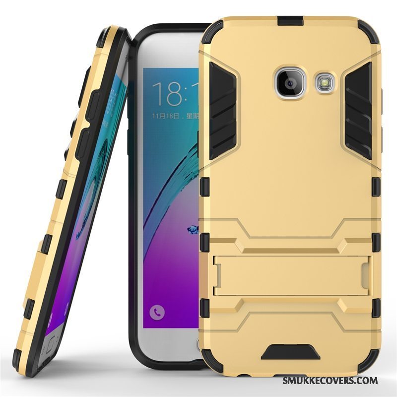 Etui Samsung Galaxy A5 2017 Silikone Mørkeblå Hård, Cover Samsung Galaxy A5 2017 Beskyttelse Telefonanti-fald