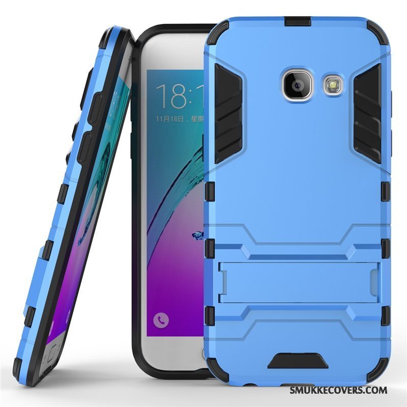 Etui Samsung Galaxy A5 2017 Silikone Mørkeblå Hård, Cover Samsung Galaxy A5 2017 Beskyttelse Telefonanti-fald