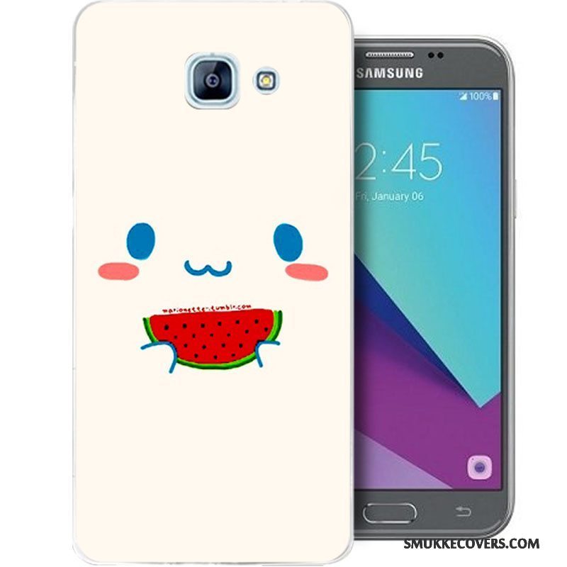 Etui Samsung Galaxy A5 2017 Tasker Telefonblå, Cover Samsung Galaxy A5 2017 Silikone Anti-fald