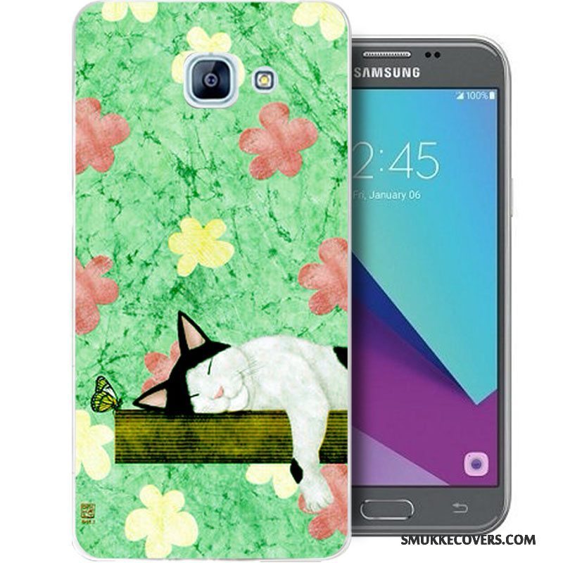 Etui Samsung Galaxy A5 2017 Tasker Telefonblå, Cover Samsung Galaxy A5 2017 Silikone Anti-fald