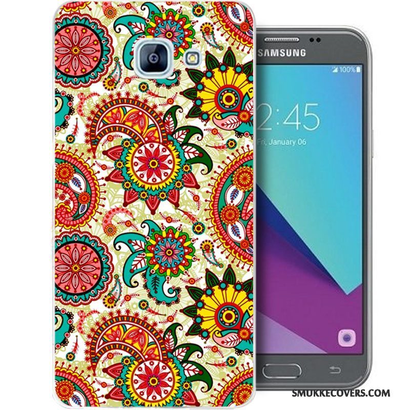 Etui Samsung Galaxy A5 2017 Tasker Telefonblå, Cover Samsung Galaxy A5 2017 Silikone Anti-fald