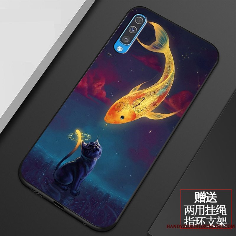 Etui Samsung Galaxy A50 Beskyttelse Af Personlighed Telefon, Cover Samsung Galaxy A50 Silikone Anti-fald Kinesisk Stil