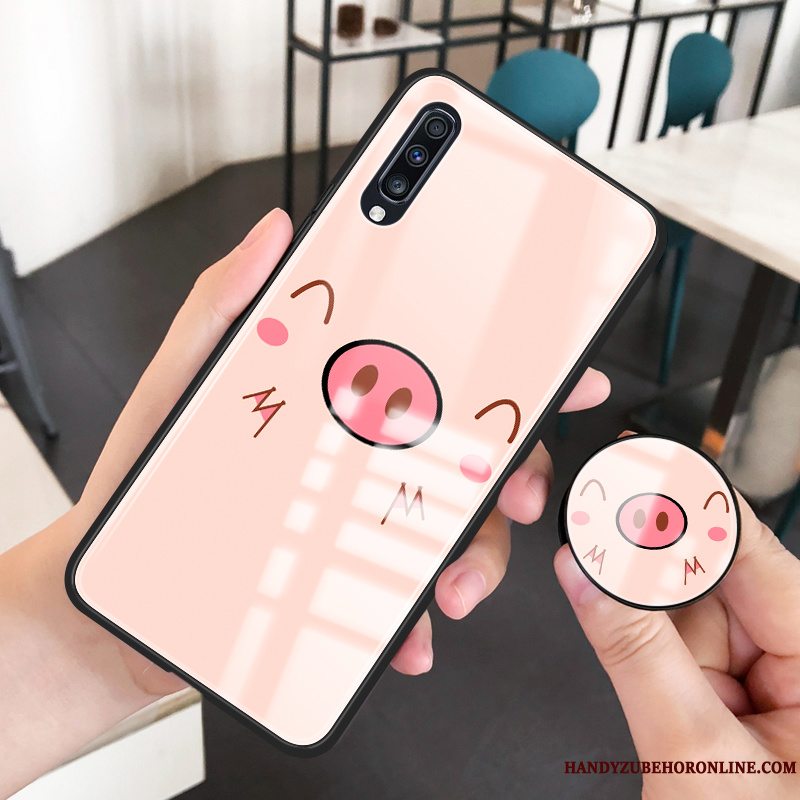 Etui Samsung Galaxy A50 Beskyttelse Gul Smuk, Cover Samsung Galaxy A50 Kreativ Lille Sektion Net Red