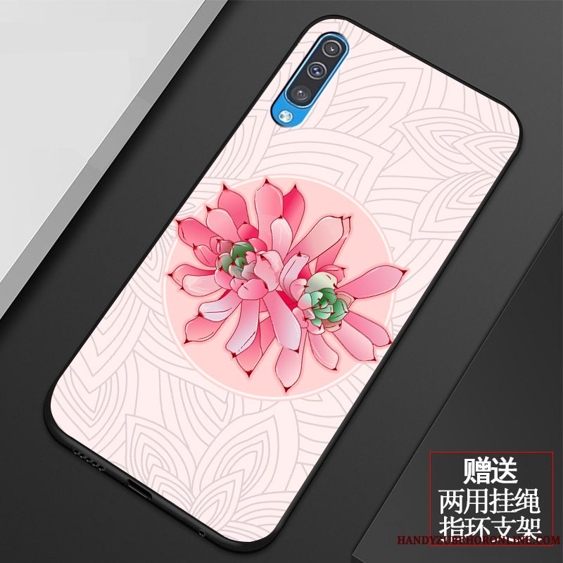 Etui Samsung Galaxy A50 Beskyttelse Lyserød Telefon, Cover Samsung Galaxy A50 Tasker