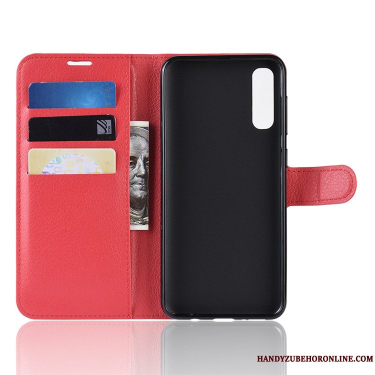 Etui Samsung Galaxy A50 Beskyttelse Sort, Cover Samsung Galaxy A50 Folio