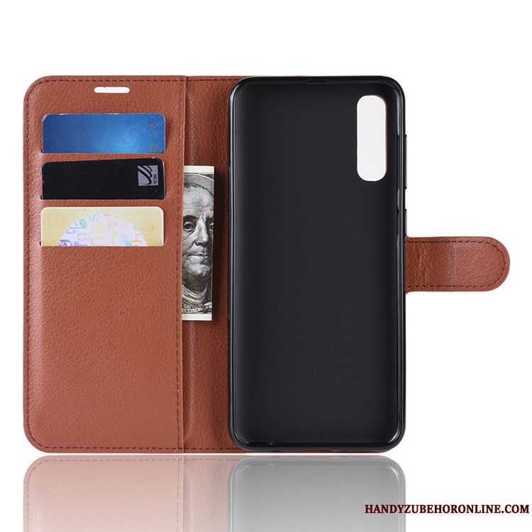 Etui Samsung Galaxy A50 Beskyttelse Sort, Cover Samsung Galaxy A50 Folio